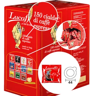 Lucaffe Exquisit - saszetki ESE 150 sztuk - Kawa w kapsułkach i saszetkach - miniaturka - grafika 1