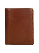 Portfele - Wojas Skórzany portfel w kolorze jasnobrązowym - 11 x 13 x 2 cm - miniaturka - grafika 1