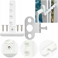 Zabezpieczenia dla dzieci - ZABEZPIECZENIE PRZED DZIEĆMI OGRANICZNIK OKIENNY DO OKNA OKIEN REGULOWANY - miniaturka - grafika 1