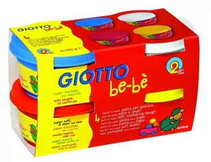 Giotto Masa Plastycz 4 kolory 100g Be-be 464901 - Masy plastyczne - miniaturka - grafika 2