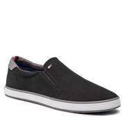 Trampki damskie - Tommy Hilfiger Tenisówki Harlow 2D FM0FM00597 Black 990 - miniaturka - grafika 1