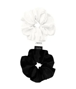 GLOV Scrunchies 2 Pack M - Black/Beige Gumka do włosów 2 szt. - Ozdoby do włosów GLOV Scrunchies 2 Pack M - Black/Beige Gumka do włosów 2 szt. - Ozdoby do włosów - miniaturka - grafika 1