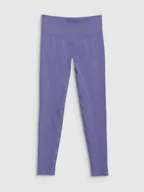 Legginsy - Damskie legginsy treningowe 4F 4FWSS25TFTIF380 - fioletowe - miniaturka - grafika 1