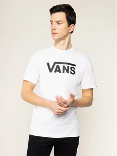 Vans T-Shirt Classic VN000GGGYB21 Biały Classic Fit - Koszulki męskie - miniaturka - grafika 1