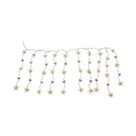 Oświetlenie świąteczne - Kurtyna zewnętrzna gwiazdki 2x0,8m 170 LED ciepła biel - miniaturka - grafika 1