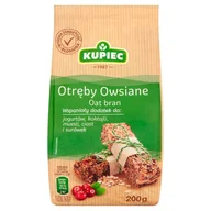Ziarna i nasiona roślin strączkowych - Kupiec Otręby owsiane wysokobłonnikowe 200 g - miniaturka - grafika 1