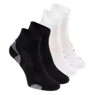 Skarpetki męskie - Skarpety za kostkę ASICS 2PPK CUSHION RUN QUARTER SOCK 3013A800-001 – Wielokolorowy - miniaturka - grafika 1