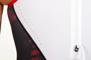 ZEROD Strój triathlonowy męski RACER TRISUIT red vivacity - Bielizna sportowa męska - miniaturka - grafika 9