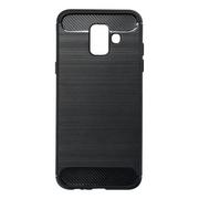 Etui i futerały do telefonów - TPU CARBON Etui PANCERNE CARBON Samsung Galaxy A6 + 9H 5901737899538 - miniaturka - grafika 1