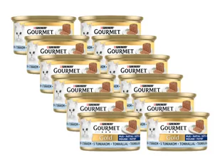 Purina Gourmet Gold mus z tuńczykiem 12x85g - Mokra karma dla kotów - miniaturka - grafika 1
