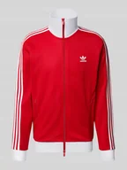 Bluzy męskie - Bluza rozpinana ze stójką i kieszeniami zapinanymi na zamek błyskawiczny - miniaturka - grafika 1