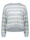 Swetry damskie - ONLY Sweter w kolorze szarym - miniaturka - grafika 1