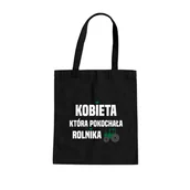 Torby i wózki na zakupy - Kobieta, która pokochała rolnika - torba na prezent dla dziewczyny, żony - miniaturka - grafika 1