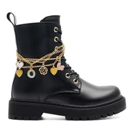 Buty dla dziewczynek - Trzewiki DeeZee CS5587-17 - miniaturka - grafika 1