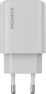 Ładowarki samochodowe - CANYON charger OnCharge 250 25W 1xPD 1xQC EU White - miniaturka - grafika 1