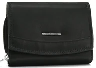 Portfele - Skórzany portfel damski Bellugio - czarny - miniaturka - grafika 1