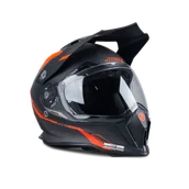 Kaski motocyklowe - Kask Adventure Just1 J14 Line Fluorescencyjny czerwonyXS - miniaturka - grafika 1