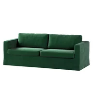 Pokrowce na meble - Dekoria pl pl Pokrowiec na sofę Karlstad 3-osobową nierozkładaną długi butelkowa zieleń 204 x 89 x 66 cm Velvet 616-704-13 - miniaturka - grafika 1