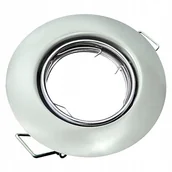 Oprawy, klosze i abażury - Polux Oczko wpuszczane średnica 9cm OPIN Nikiel 306395 SANICO - miniaturka - grafika 1