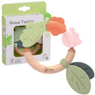 Klocki - CLASSIC WORLD Drewniana Grzechotka Sensoryczna Gryzak 2w1 - miniaturka - grafika 1