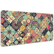 Podkładki na biurko - Podkładka na biurko Etniczna mozaika vintage 100x50 cm - miniaturka - grafika 1