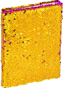Grand Brulion A5/96K z cekinami różowo - złoty - Artykuły biurowe - miniaturka - grafika 2
