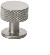 Klamki - Gałka meblowa Crest 26 Srebrna Metalowa (Inox Look) - miniaturka - grafika 1