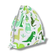 Torby szkolne - Worek na buty worek na kapcie do szkoły dinozaur - miniaturka - grafika 1