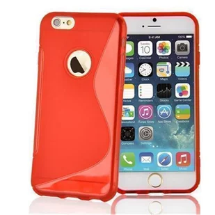 Etui ochronne Cadorabo do Apple iPhone 6 / 6S w czerwonym etui na telefon komórkowy Etui silikonowe TPU - Etui i futerały do telefonów - miniaturka - grafika 1