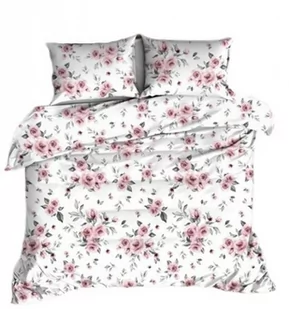 Pościel flanelowa 140x200 biała różowa kwiaty 1436 Flanela Max - Pościel Pościel flanelowa 140x200 biała różowa kwiaty 1436 Flanela Max - Pościel - miniaturka - grafika 1