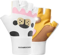 Rękawiczki rowerowe - Rękawiczki rowerowe bez palców dziecięce Rockbros, S, kolorowe - miniaturka - grafika 1