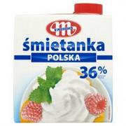 Śmietana - Mlekovita Śmietanka Polska UHT 36% 500 ml - miniaturka - grafika 1