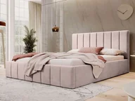 Łóżka - Łóżko tapicerowane SF1069 160x200 Welur Beżowy #3 - miniaturka - grafika 1