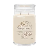 Świece - Yankee Candle Signature Warm Cashmere Duża Świeca Zapachowa 567G - miniaturka - grafika 1