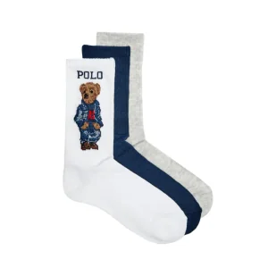 POLO RALPH LAUREN Skarpety 3-pack AMERICANA BE - Skarpetki damskie - miniaturka - grafika 1