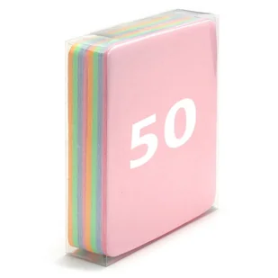 50x Ściereczka do czyszczenia i pielęgnacji okularów z Mikrofibry 17,5 x 14,5 - Akcesoria do okularów - miniaturka - grafika 1