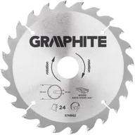 Tarcze do pił - Graphite tarcza do drewna 185mm 24 zęby widia 57H662 - miniaturka - grafika 1