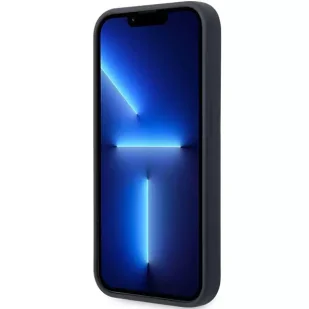 Etui na telefon BMW BMHCP14LSILNA do Apple iPhone 14 Pro 6,1" granatowy/navy Silicone Metal Logo - Etui i futerały do telefonów - miniaturka - grafika 5