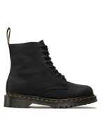 Glany męskie - Dr. Martens Glany 1460 Pascal Waxed 30666001 Czarny - miniaturka - grafika 1