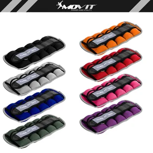 RÓŻOWE REGULOWANE OBCIĄŻNIKI 2x 3 KG NA RĘCE NOGI - Obciążenia - miniaturka - grafika 8