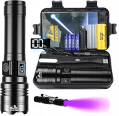 Powerbanki - Mocna Latarka Led 30000 Usb Taktyczna Wojskowa Powerbank LCD Uv - miniaturka - grafika 1