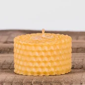 Świece - ŚWIECA WOSKOWA Z WĘZY PSZCZELEJ WALEC W-1 3 cm - ŁYSOŃ - miniaturka - grafika 1