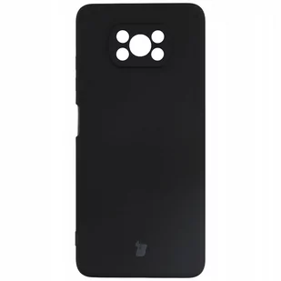 Bizon Etui Case Silicone do Xiaomi Poco X3 / NFC / Pro czarne - Etui i futerały do telefonów - miniaturka - grafika 1