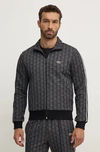 Lacoste bluza męska kolor czarny wzorzysta - Bluzy męskie - miniaturka - grafika 1