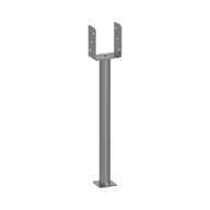 Kotwy - Podstawa słupa 101x628x124 mm PS 100U R500 ZN ocynk Domax - miniaturka - grafika 1