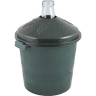 Domowy wyrób alkoholu - Balon do wina 10 l w zielonym koszu plastikowym Browin - miniaturka - grafika 1