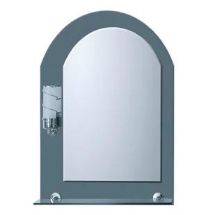 Lustro tradycyjne Cejlon 40 x 60 cm RUKE - Lustra - miniaturka - grafika 1