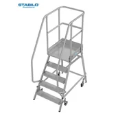 Rusztowania - KRAUSE Podest jezdny z jednostronnym wejściem 5 stopniowy 821157 - miniaturka - grafika 1