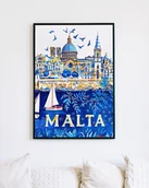Obrazy i zdjęcia - Plakat - Malta - miniaturka - grafika 1