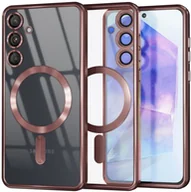 Etui i futerały do telefonów - Etui Supero do Galaxy S25 5G Magsafe, różowe - miniaturka - grafika 1